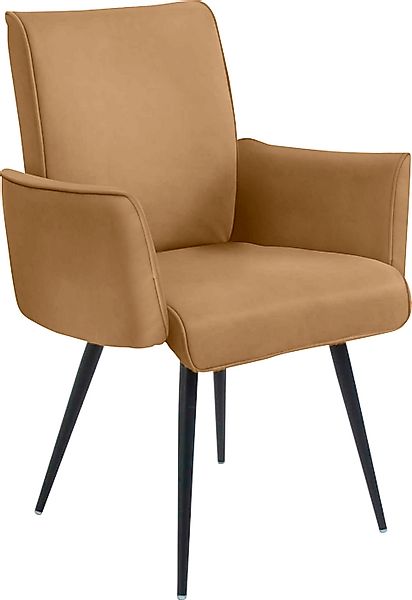 K+W Komfort & Wohnen Armlehnstuhl »Giacomo I« () 1 Stk.4- Fuß-Armlehnenstuh günstig online kaufen