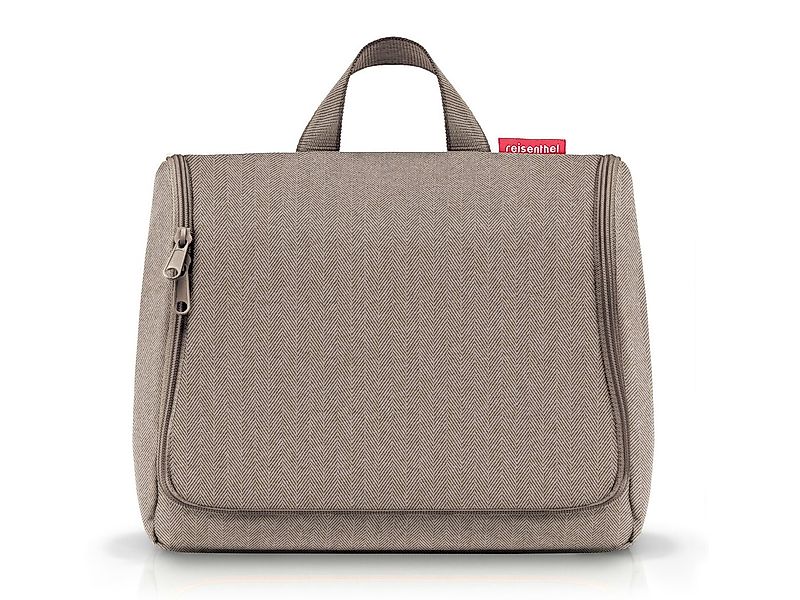 REISENTHEL® Kosmetiktasche toiletbag XL herringbone mokka günstig online kaufen