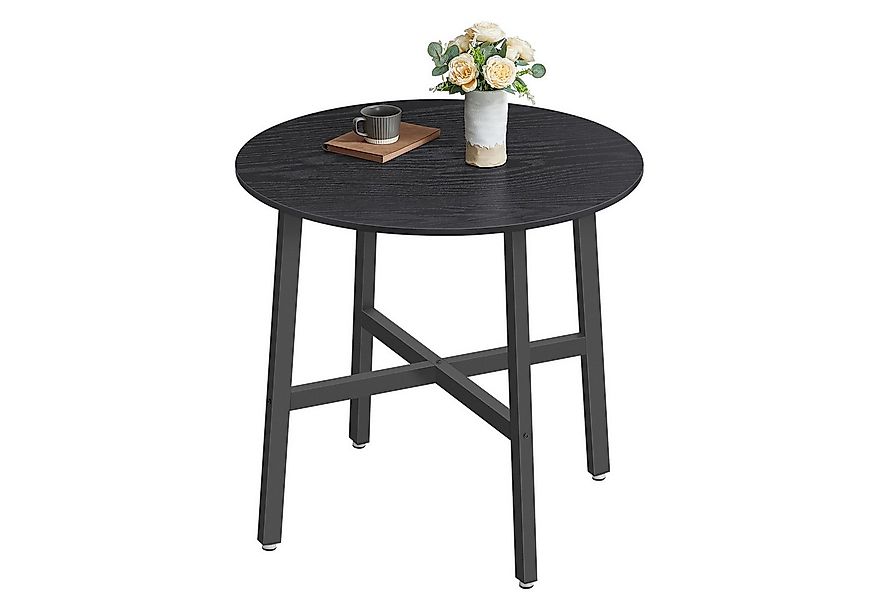 VASAGLE Esstisch, runder Küchentisch, 80 x 75 cm (x H), Industrie-Design günstig online kaufen