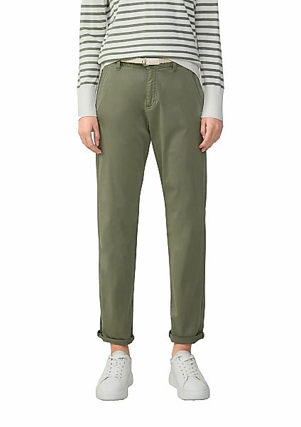 s.Oliver Stoffhose Chino mit geflochtenem Gürtel günstig online kaufen