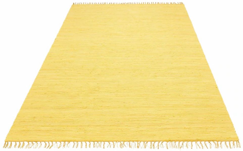 my home Teppich »Paul«, rechteckig, 5 mm Höhe, Wendeteppich, Uni, handgeweb günstig online kaufen