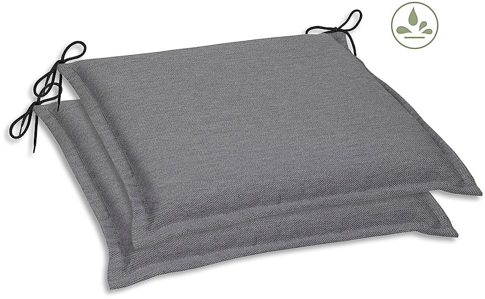GO-DE Sitzkissen "Dora, TOPSELLER", 2er Set, 47x5x45 cm, wasserabweisend günstig online kaufen