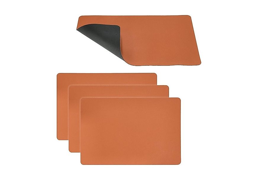 HTI-Living Platzset Tischset 4 - teilig Karamell/Schwarz, (Set, 4-St., 4 Pl günstig online kaufen