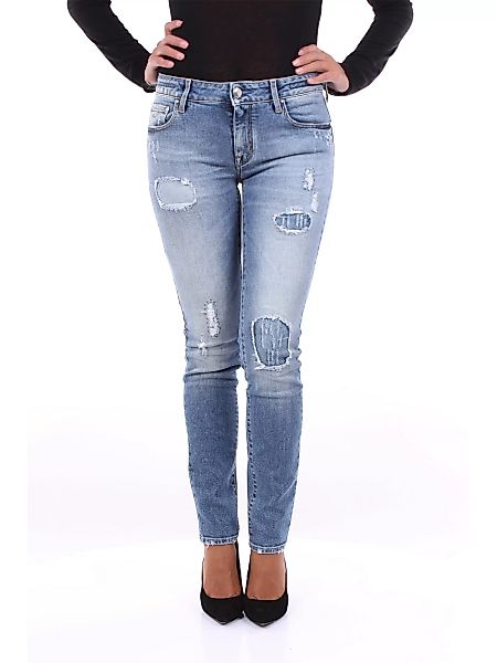 JACOB COHEN schlank Damen Jeans Baumwolle und Elasthan günstig online kaufen