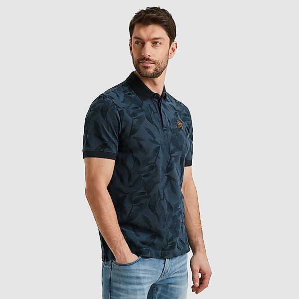PME LEGEND Poloshirt Short sleeve polo two tone pique printed mit All-Over günstig online kaufen