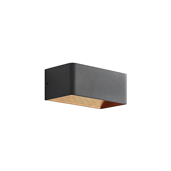 Arcchio LED Wandleuchte Wandlampe Innen Karam 9626358 Modern in Schwarz aus günstig online kaufen