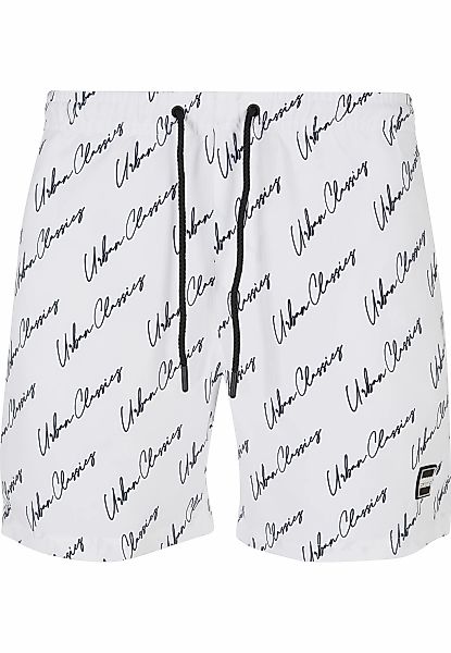 URBAN CLASSICS Badeshorts "Urban Classics Herren Pattern Swim Shorts" günstig online kaufen