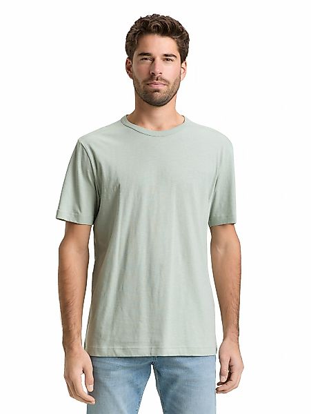 TOM TAILOR T-Shirt mit Logo Stickerei günstig online kaufen