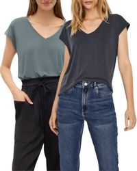 Vero Moda T-Shirt (2er-Pack) Basic Shirt günstig online kaufen