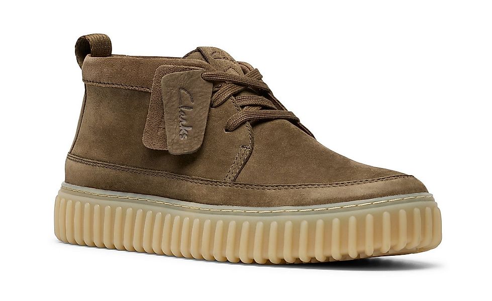 Clarks Torhill Lace Hi Sneaker Desert Boots, Schnürboots mit Wechselfußbett günstig online kaufen