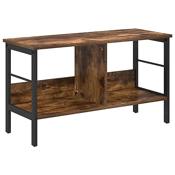 vidaXL Bücherregal Geräucherte Eiche 82 x 32 x 47 cm Holzwerkstoff 884002 günstig online kaufen