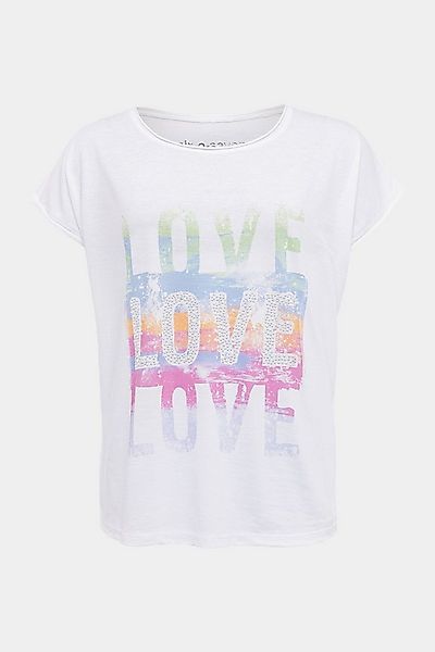 six-o-seven T-Shirt Six-o-Seven T-Shirt mit LOVE Print in WHITE günstig online kaufen