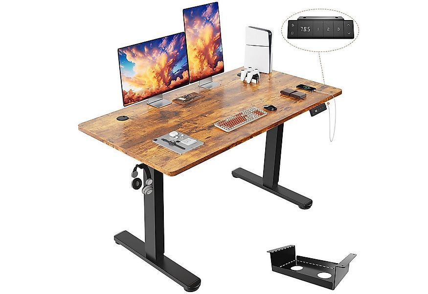 HOMALL Schreibtisch Höhenverstellbarer Schreibtisch mit 3 Höhen-Speicherfun günstig online kaufen