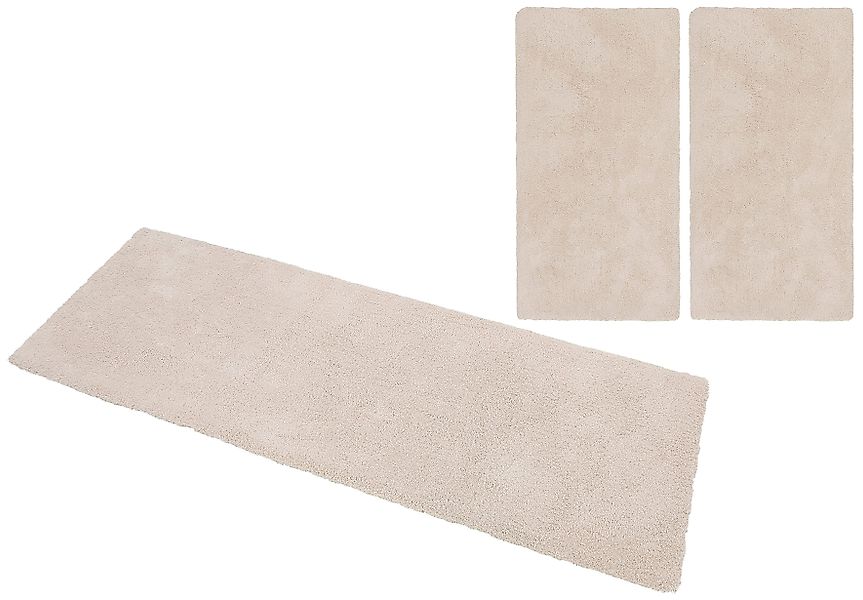 my home Hochflor-Bettumrandung Microfaser Teppich Magong, günstig online kaufen