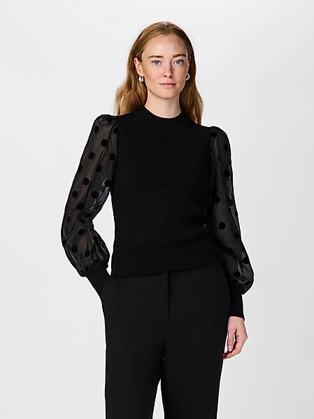 Y.A.S Rundhalspullover YASDOTME LS KNIT PULLOVER günstig online kaufen