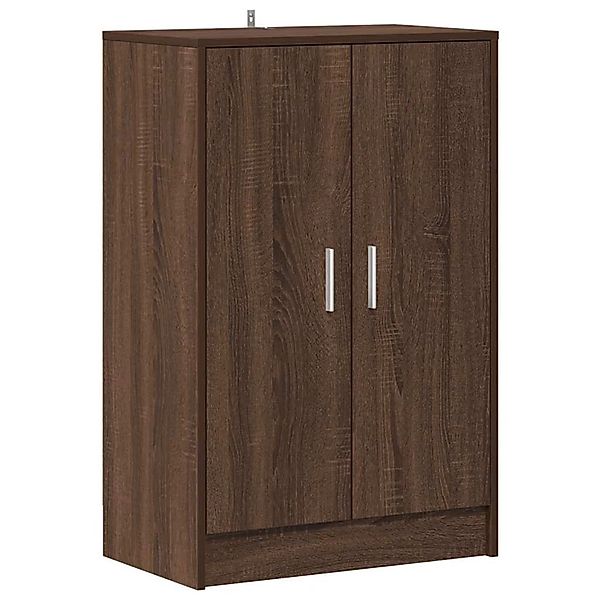 vidaXL Schuhschrank Braun Eichen-Optik 60x35x70 cm Holzwerkstoff 816013 günstig online kaufen