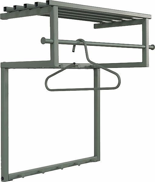 Spinder Design Garderobenleiste "RIZZOLI" Familiengarderobe aus Stahl mit 1 günstig online kaufen