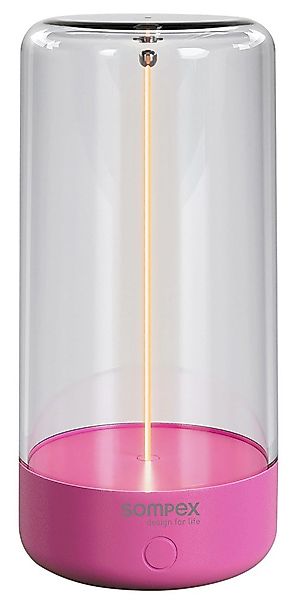 Sompex PULSE Akku Tischleuchte LED Dimmbar 3 Funktionen Neon Pink günstig online kaufen
