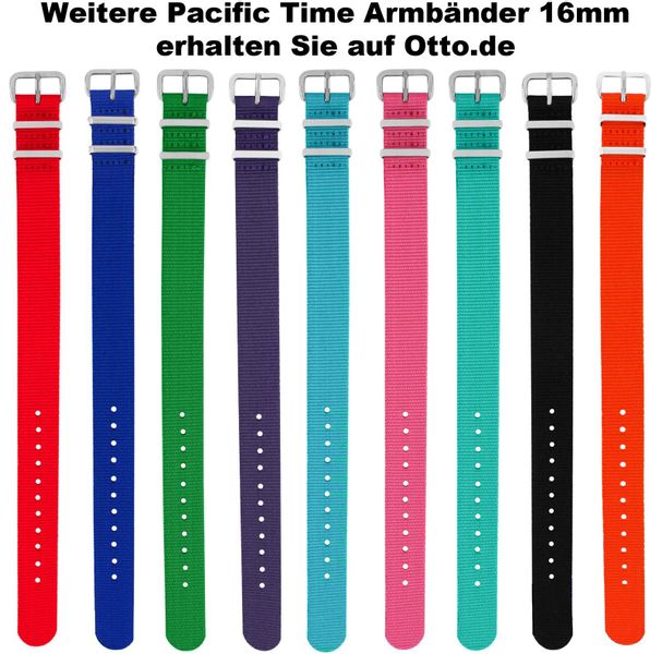 Pacific Time Uhrenarmband Wechselarmband Textil Nylon günstig online kaufen