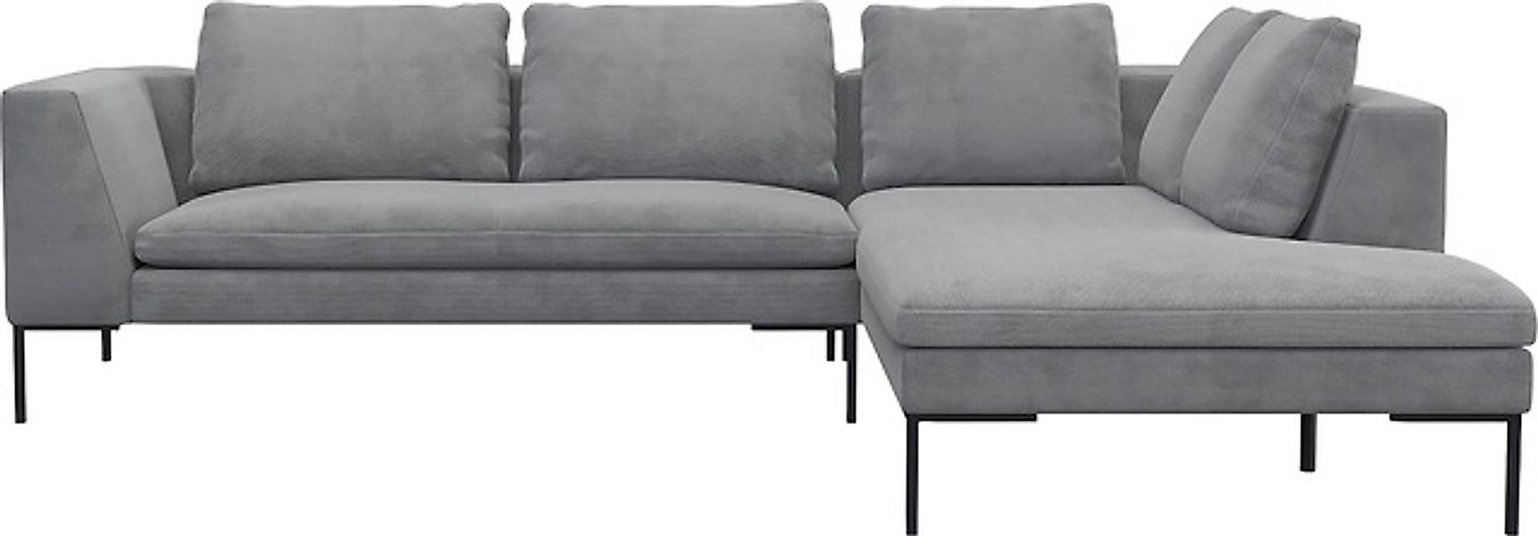 FLEXLUX Ecksofa »Loano, superbequemer Sitzkomfort durch Kaltschaum im Sitz« günstig online kaufen