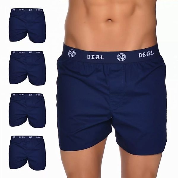 D.E.A.L International 5-er Set Boxershorts mit Logo-Bund Dunkelblau günstig online kaufen