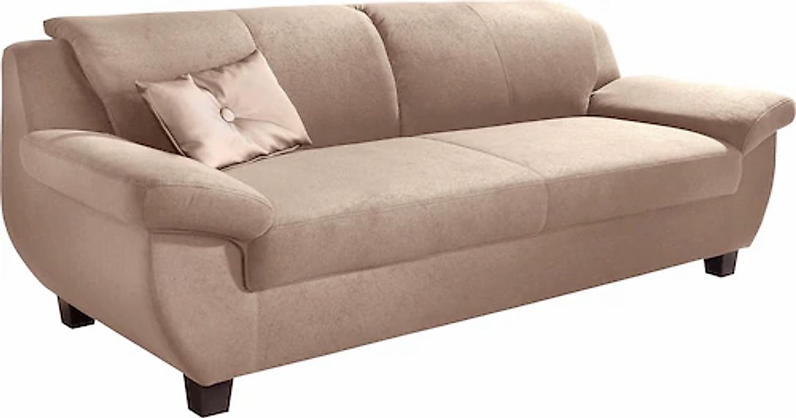 Home affaire 3-Sitzer "Yesterday Couch, B/T: 207/91 cm, belastbar bis 140kg günstig online kaufen