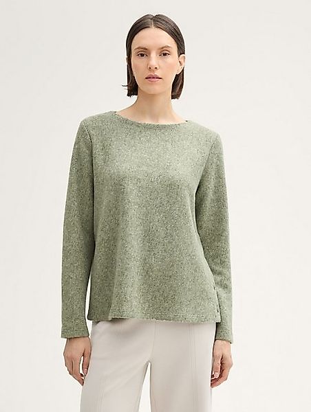 TOM TAILOR Sweatshirt Sweatshirt mit Knopf-Details günstig online kaufen