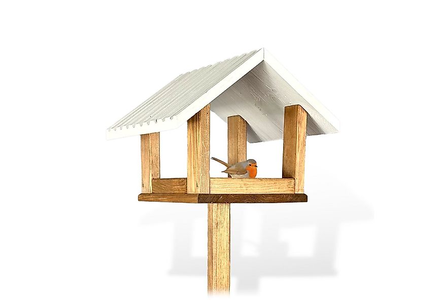 gartenetage Vogelhaus Massives Vogelhaus Holz mit Erdspieß, Wetterfest / Vo günstig online kaufen