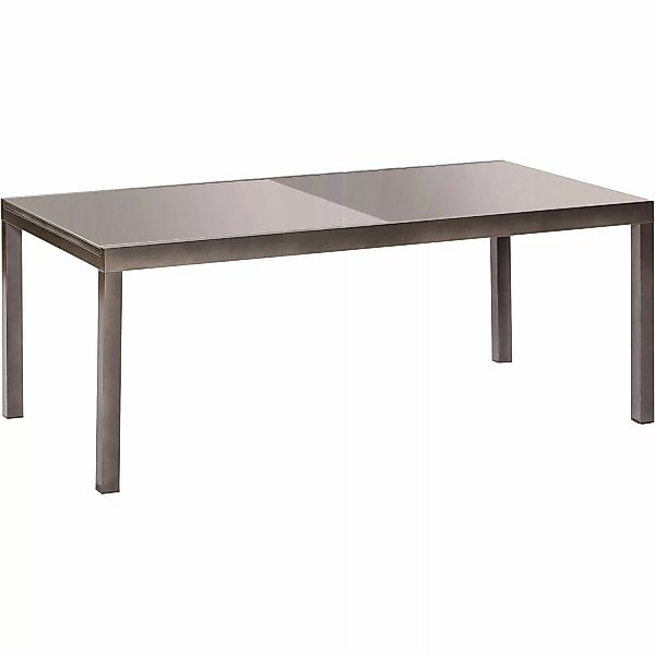 Merxx Gartentisch Rechteckig ausziehbar Grafit 220 cm x 90 cm günstig online kaufen
