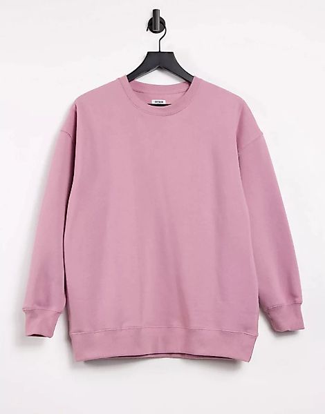 Cotton:On – Dad-Sweatshirt mit Rundhalsausschnitt in Rosa günstig online kaufen