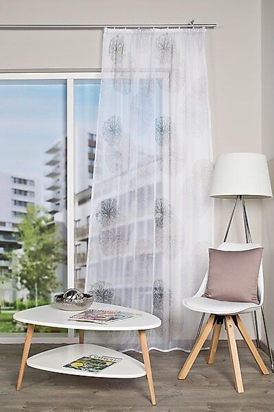 HOME WOHNIDEEN Vorhang »RAWLINS« Kräuselband 1 Stk. tlg. Schal aus Voile be günstig online kaufen