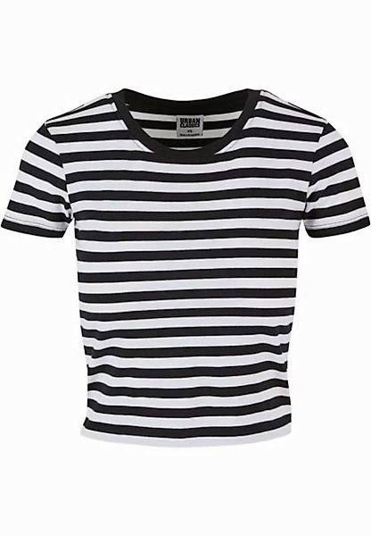 URBAN CLASSICS T-Shirt Urban Classics Damen Ladies Short Striped Tee (1-tlg günstig online kaufen