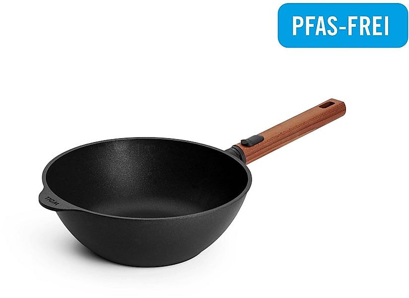 WOLL Wok »Eco Logic QXR Guss-Wok- und Rührpfanne« Aluminiumguss 1 Stk. tlg. günstig online kaufen