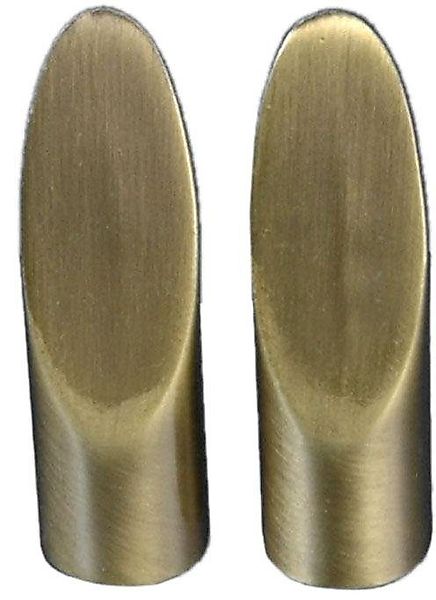 Liedeco Gardinenstangen-Endstück Cut, Gardinen, (Set, 2-St), günstig online kaufen