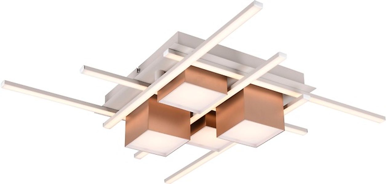 TRIO Leuchten LED Deckenleuchte »ROGER, 35W LED 4050 Lm Lichtfarbe einstell günstig online kaufen