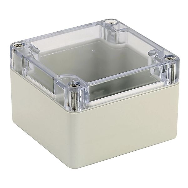 Blanko Modulgehäuse IP 65 Transparenter Deckel 83 x 81 x 56 mm günstig online kaufen