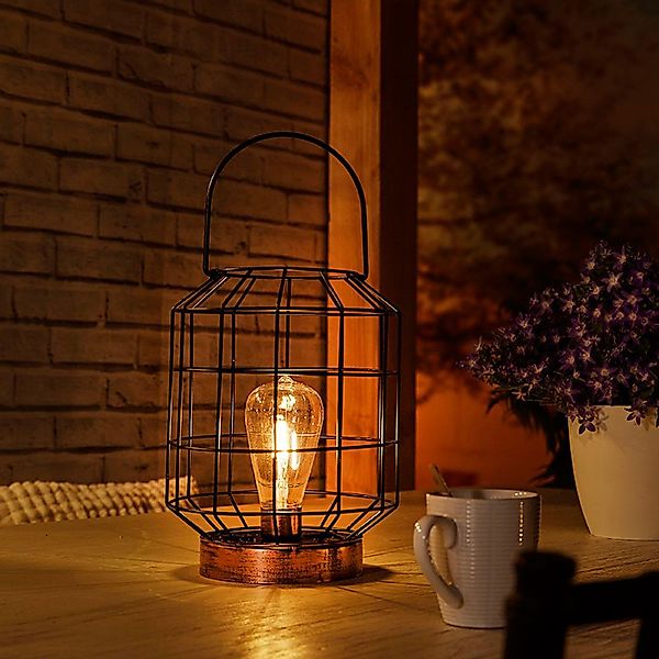Luxform LED Gartenleuchte Industrielampe Bedford von günstig online kaufen