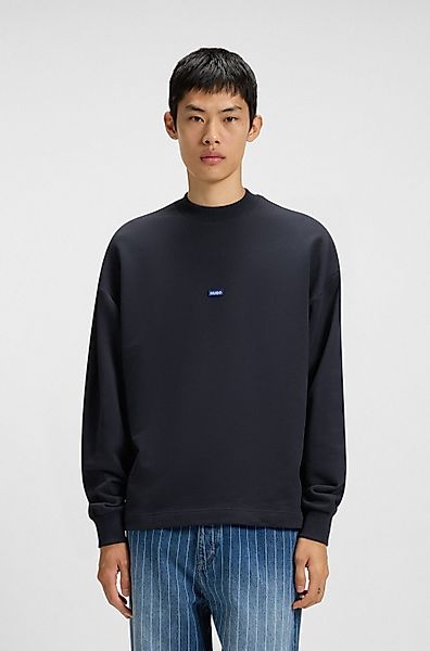 HUGO Blue Sweatshirt Nedro mit Logo-Patch günstig online kaufen