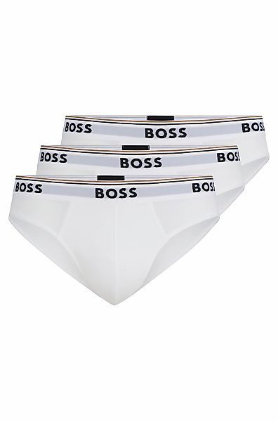 BOSS Slip "Brief 3P Power" 3 Stk. tlg., Elastikbund mit Logo günstig online kaufen