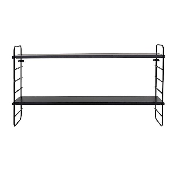 Bloomingville Wandregal North Shelf, Black, Metal günstig online kaufen
