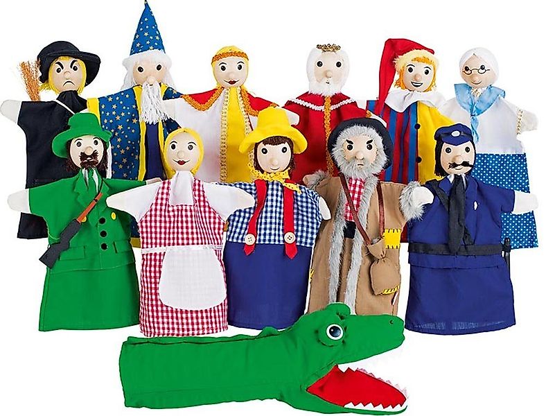 goki Handpuppe Handpuppenset 2 (12-tlg), für günstig online kaufen