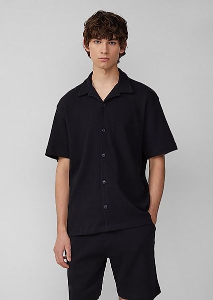 QS Kurzarmhemd Resort Fit: Hemd aus Waffelpiqué günstig online kaufen