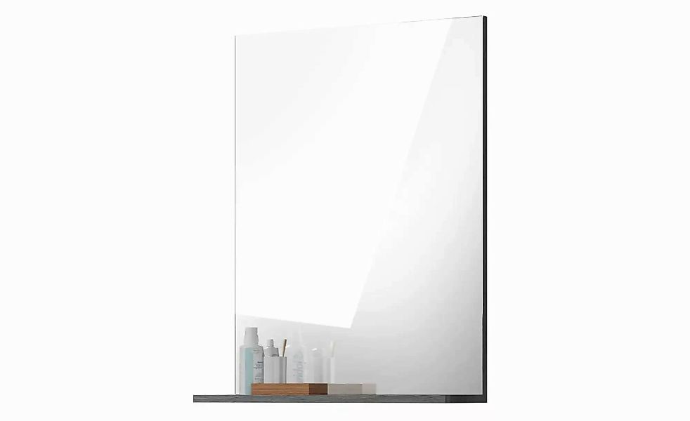 Badspiegel SCHLOONSEE  Breite 60cm  1 Ablageboden  hochwertiges Spiegelglas günstig online kaufen