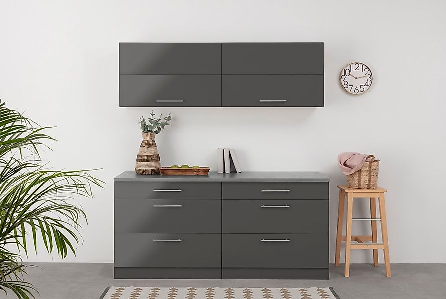 wiho Küchen Küche "Cali", ohne Geräte, Gesamtbreite 180 cm günstig online kaufen