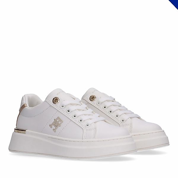 Tommy Hilfiger Sneaker Plateausneaker, Schnürschuh mit Metallic Einsatz günstig online kaufen