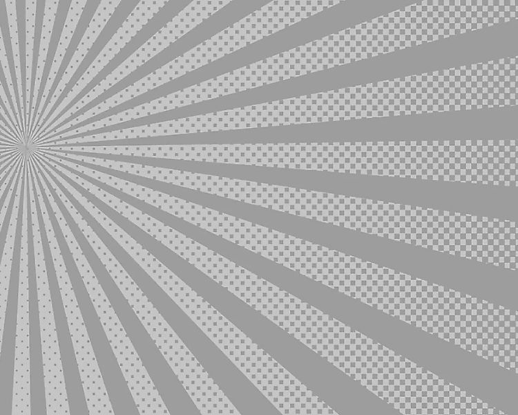 Fototapete "graue Strahlen" 6,00x2,50 m / Glattvlies Perlmutt günstig online kaufen