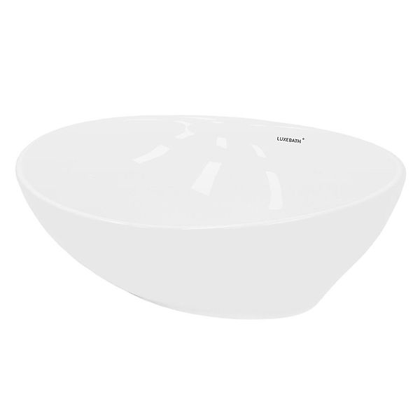 LuxeBath Waschbecken Aufsatzwaschbecken aus Keramik Einbaubecken günstig online kaufen