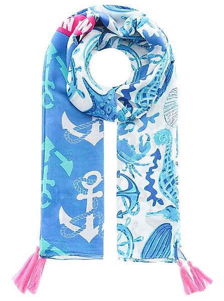 Zwillingsherz Modeschal Schal "Moin Anker", mit maritimen Muster und Moin S günstig online kaufen