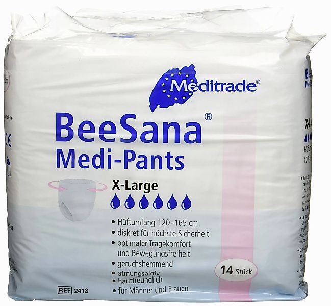 MediTrade Inkontinenzslip Medi-Pants, Inkontinenzslip, X-Large, Packung günstig online kaufen