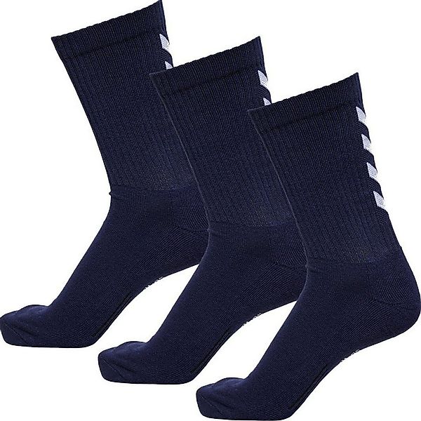 hummel Sportsocken Fundamental Crew marineblau/weiss - 3 Paar günstig online kaufen